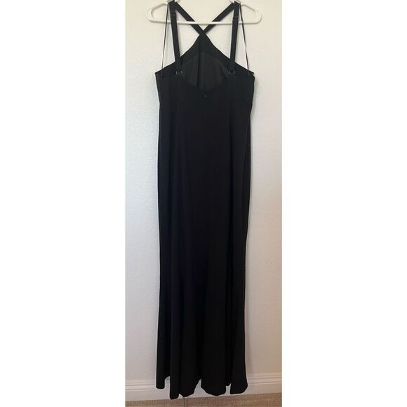 Dress The Population Black Sleeveless Maxi Gown NEW - Picture 5 of 9